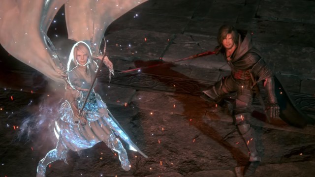 ג'יל וקלייב מתכוננים לקרב ב-Final Fantasy XVI